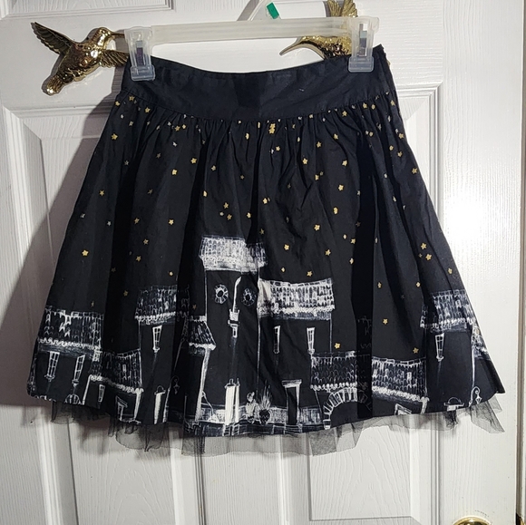 Hot Topic Skirts Hot Topic Book Of Life City Skyline Circle Skirt